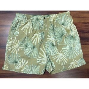 Tommy Bahama Shorts Mens XL Swim Board Trunks Beach Palm Trees All Over Print
